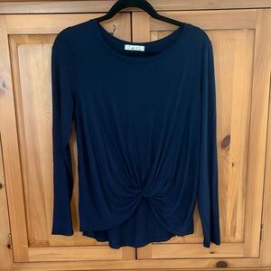 Anthropologie twist front shirt